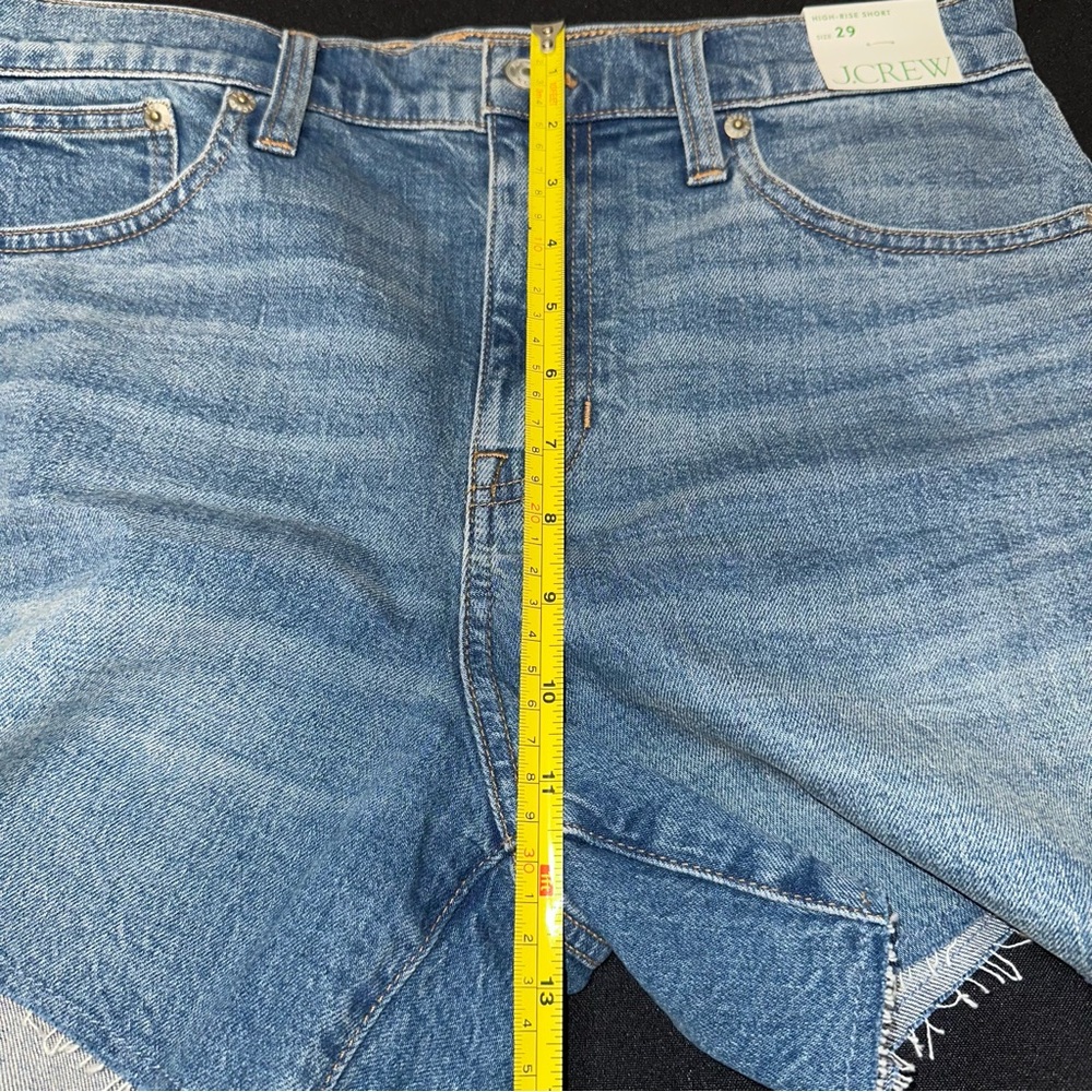 J.‎ Crew Shorts size 29 high rise denim jean shorts NWT - Picture 7 of 10